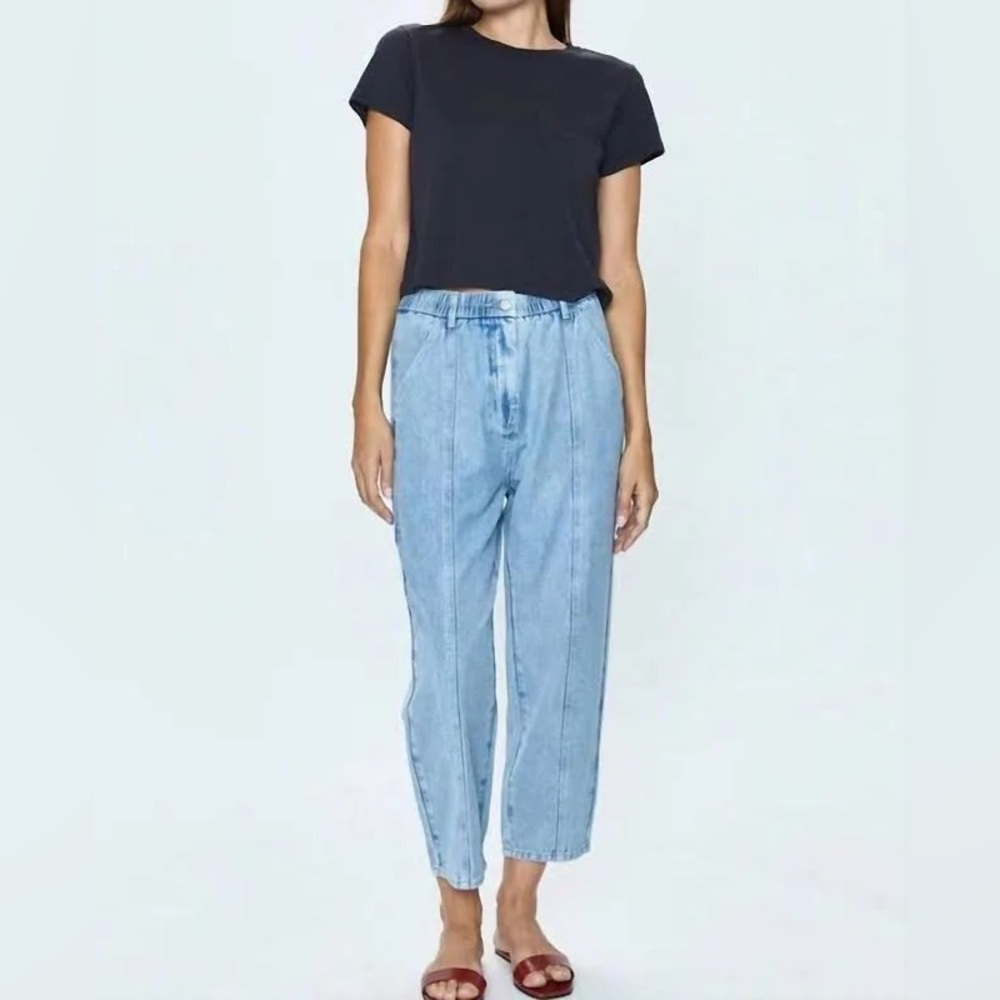 Pistola court ankle jeans in jardin 28